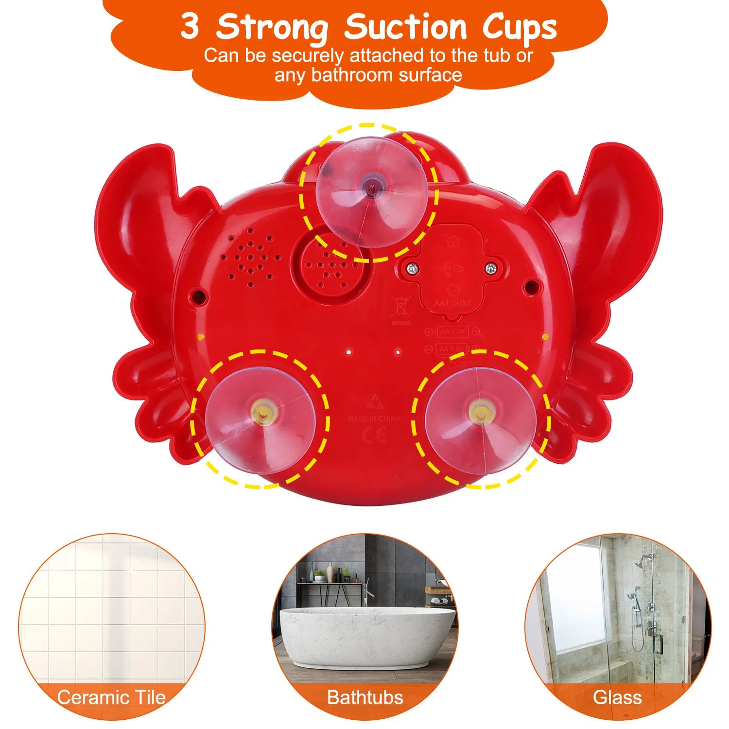 Frog Musical Bubble Bath Maker Baby Bath Toys for Bathtubs Toddler Bubble Machine for Bath Fun photo 8