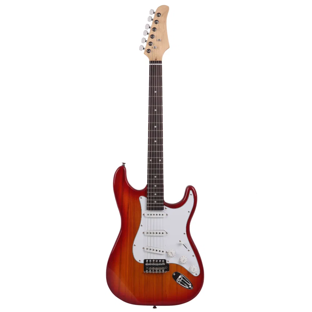 Rosewood Fingerboard Electric Guitar Sunset Red photo 1