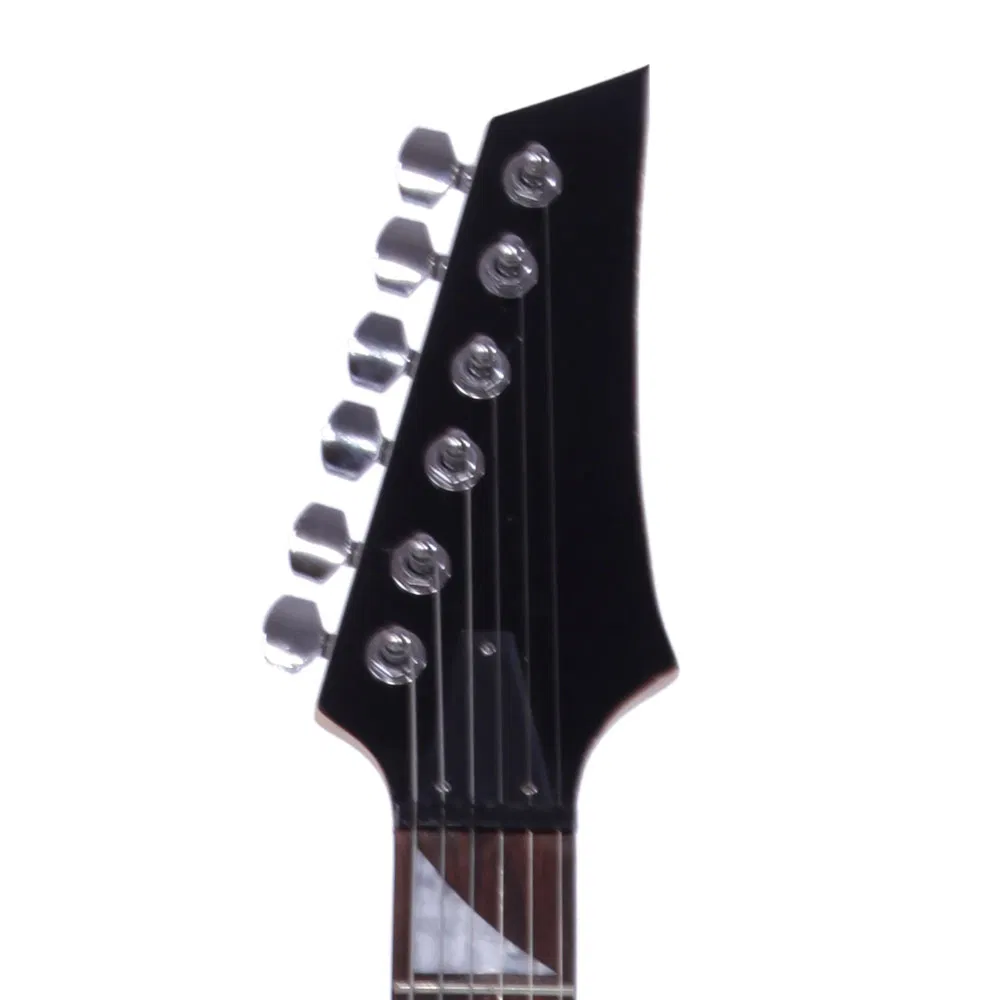 Novice Entry Level 170 Electric Guitar HSH Pickup Bag Strap Paddle Rocker Cable Wrench Tool Black photo 5