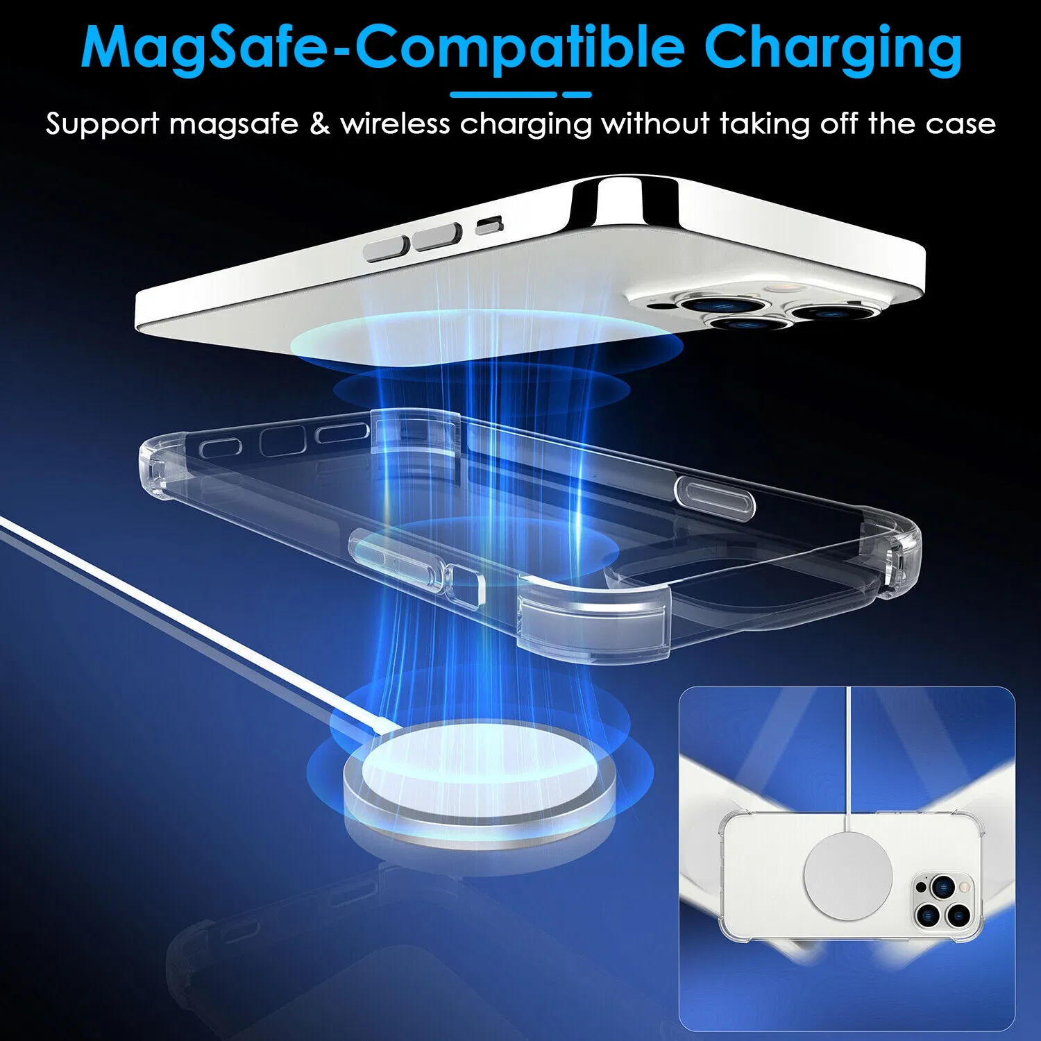 Shockproof Clear Phone Case Soft TPU Transparent Phone Cover Anti-Shock Ultra-Thin Phone Case Cover photo 8