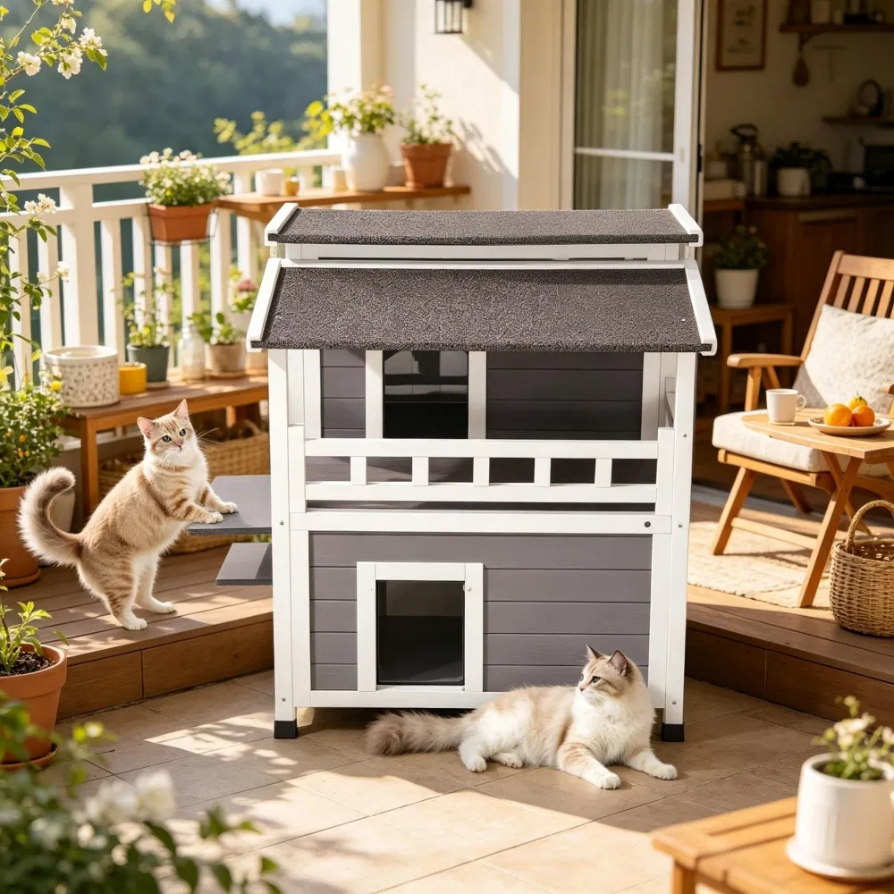 Heated Cat House for Outdoor photo 6