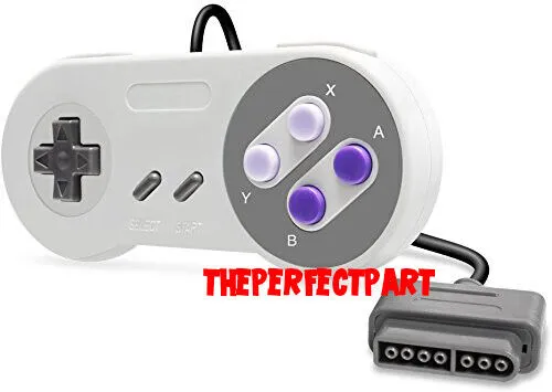 2 FOR New Super Nintendo SNES System Console Replacement Controller 6FT SNS-005 photo 8