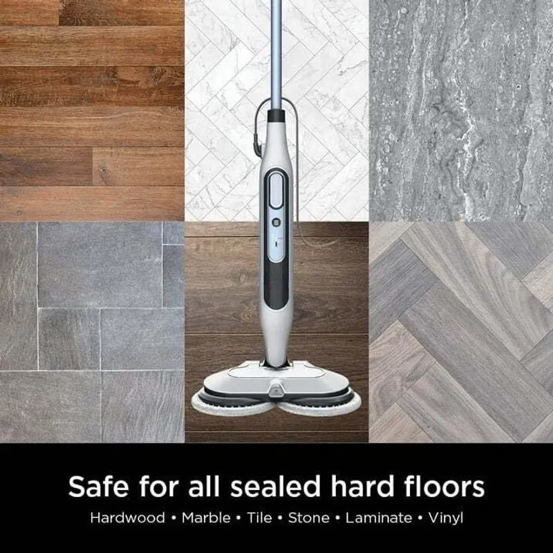 Dual Head Hard Floor Steam Mop, 3 Adjustable Steam Modes, LED Headlights, Lightweight for Home Tile Cleaning photo 2