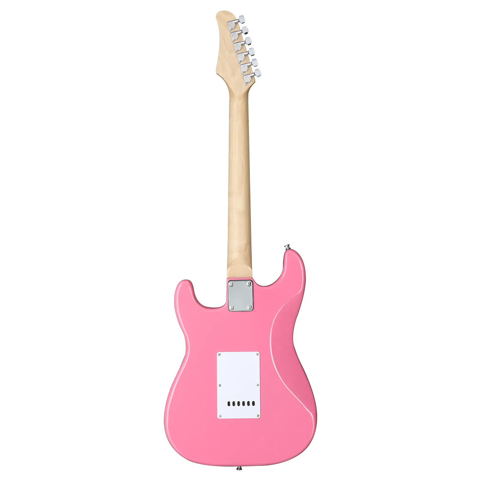 KST Stylish H-S-S Pickup Electric Guitar Kit with 5W AMP Bag Guitar Strap Strings rose red photo 3