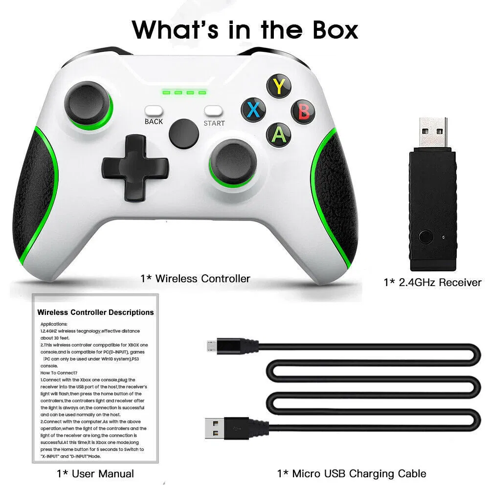 Wireless Controller For Microsoft Xbox One / S / X / E / Windows 7 8 10 PC 2.4G photo 6