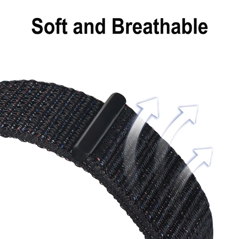 20mm 22mm Woven Nylon Sport Loop Watch Band Strap Quick Release Spring Pins USA photo 8