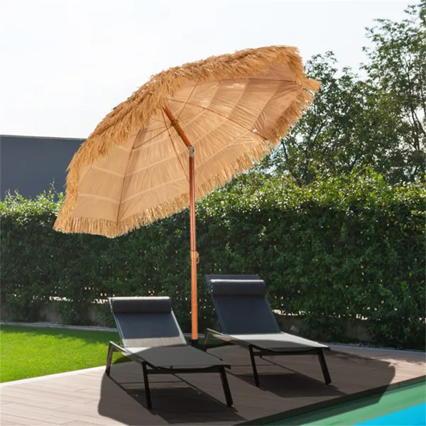 6.5 foot portable beach umbrella with adjustable tilt photo 2
