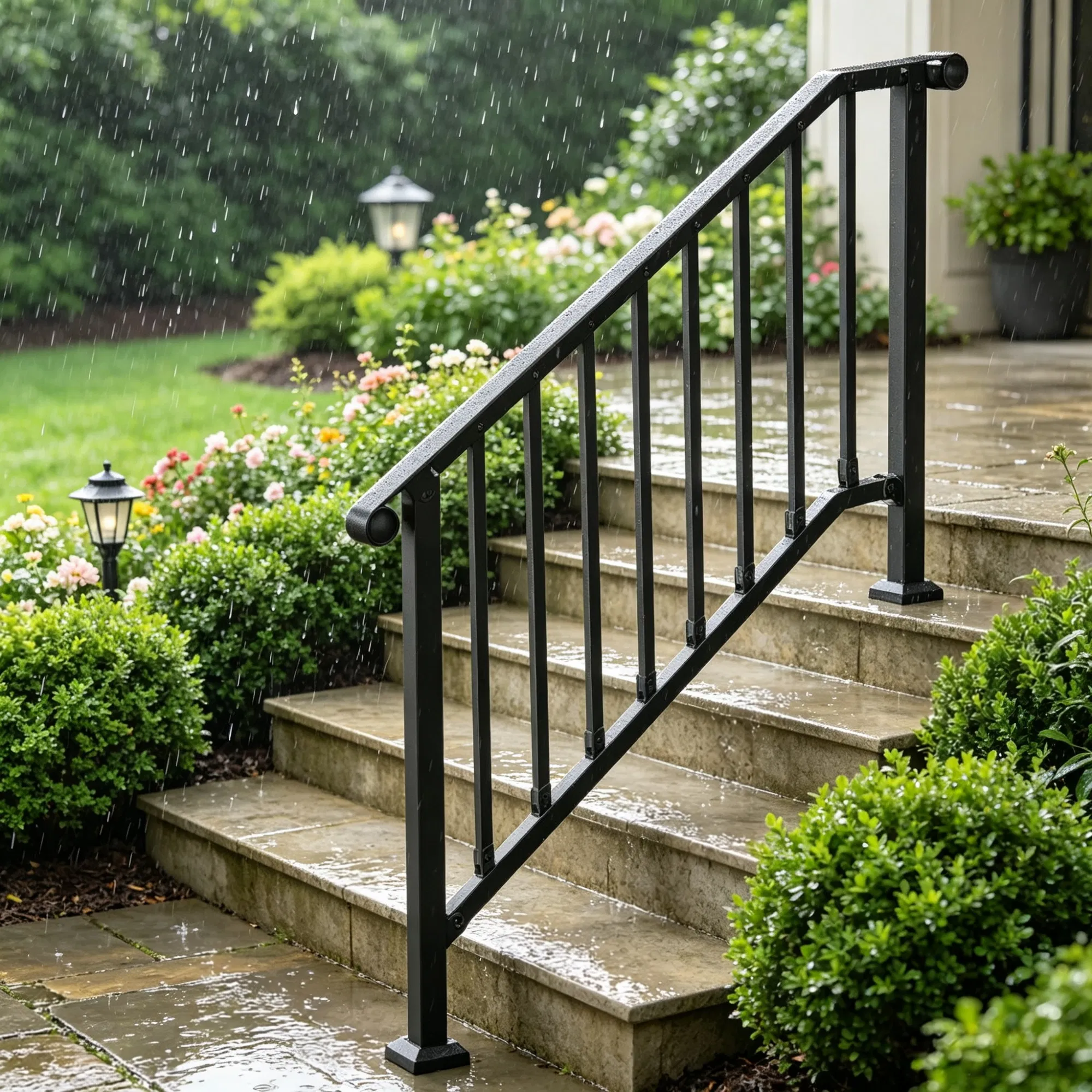 3-4 Step Stair Handrail Kit photo 3