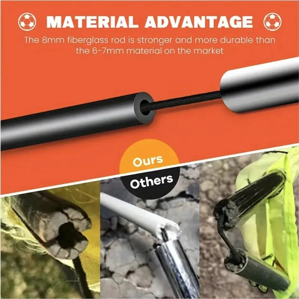 1pcs Portable Soccer Goals for Backyard Indoor and Outdoor Pop Up Soccer Goals Foldable Mobile Training Football Net photo 6