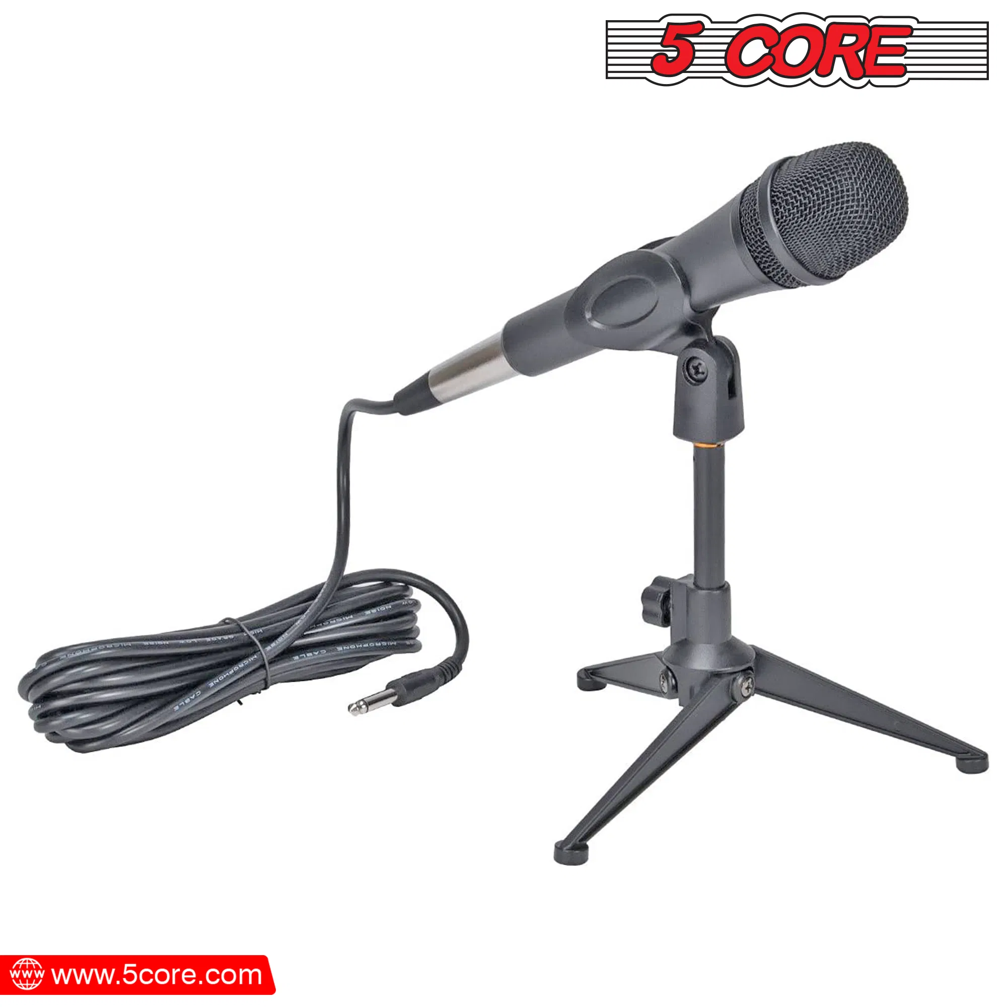 5 Core Microphone Clips for all Handheld Transmitters Universal Adjustable Mic Clips with 5/8" Male to 3/8" Female Screw Adapter Suitable for Handheld Microphones 6-Pack photo 6
