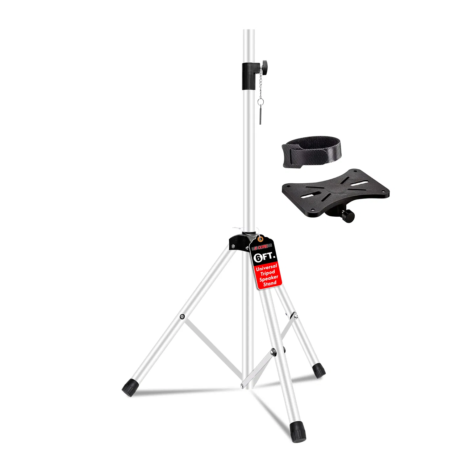 5 Core Speaker Stand Height Adjustable PA DJ Tripod Studio Monitor Stands w 35mm Compatible Add photo 1
