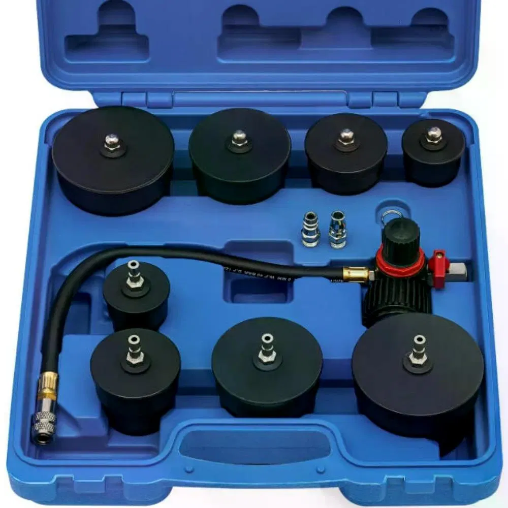 8PCS Turbo System Leak Tester Kit Turbocharger Boost Leak Test Detector Tool For Most Cars Professional Automotive Diagnostic Equipment photo 8