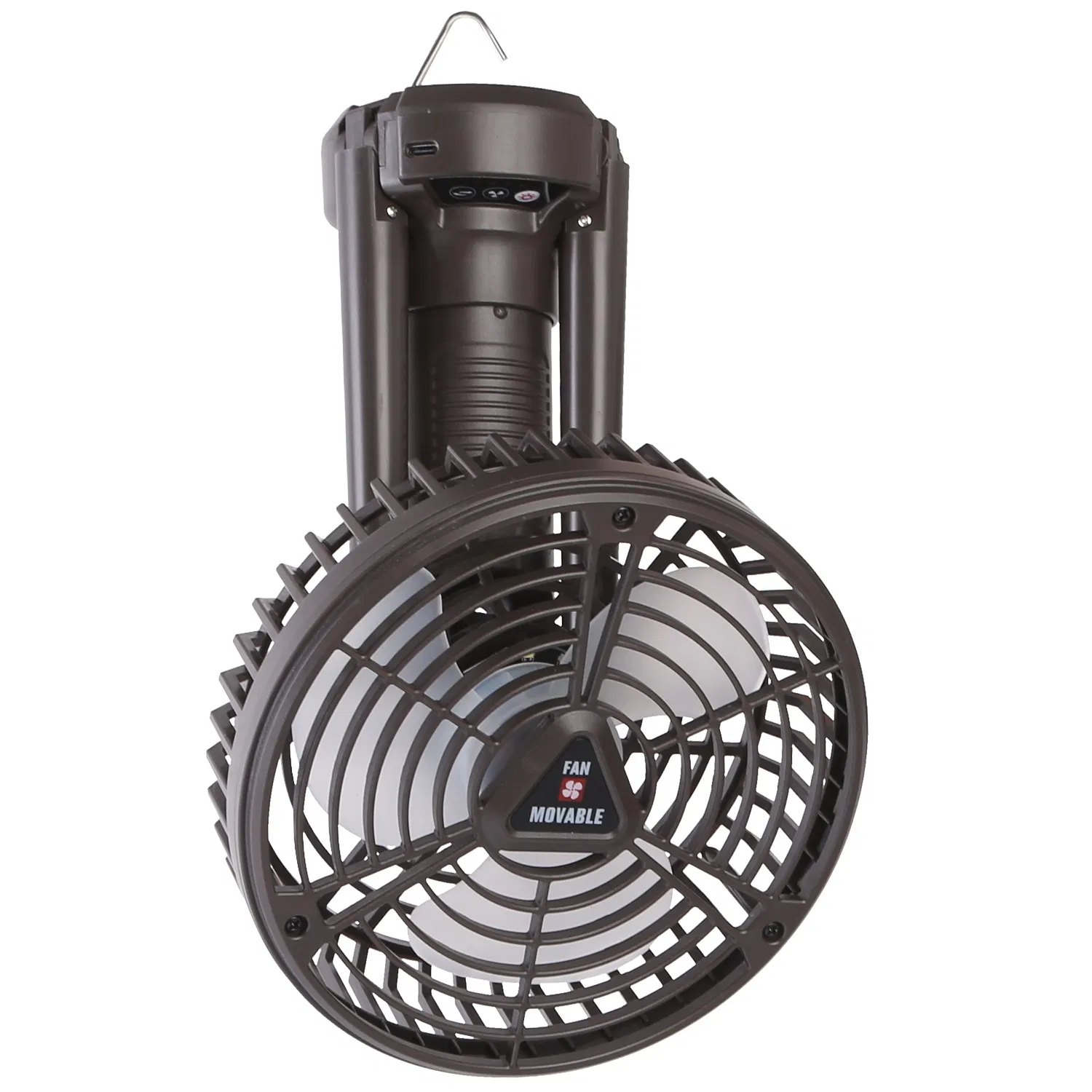 10400mah Portable Camping Fan with LED Light Rechargeable Tripod Tent Hanging Fan Lantern Portable Foldable Oscillating Table Fan with 3 Brightness 4 Speeds photo 6