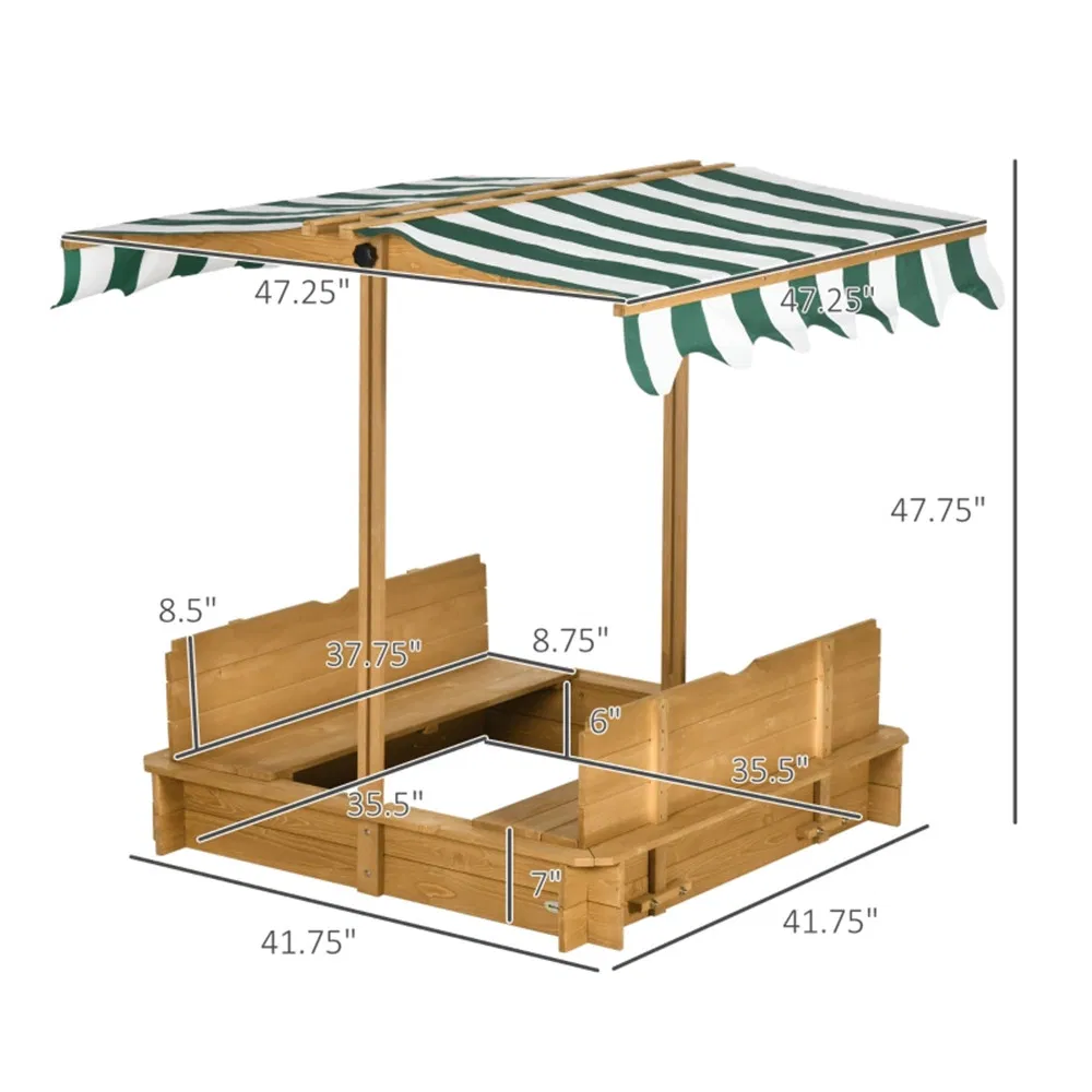 Kids Sandbox with Cover ( Amazon Shipping)(Prohibited by WalMart) photo 4
