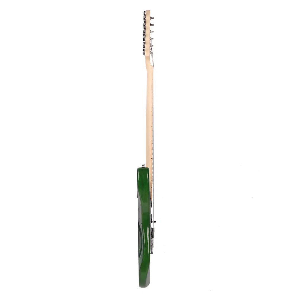 ST Stylish Electric Guitar with Black Pickguard Green photo 4