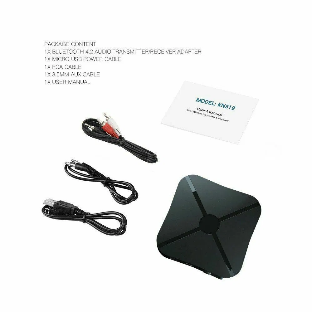 2in1 Bluetooth Transmitter Receiver Wireless Adapter TV Home Stereo A2DP Audio photo 8