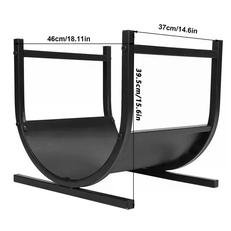 Large Capacity Firewood Rack Wood Stacking Storage Rack High Durability for Indoor or Outdoor Use of Firewood Racks photo 2