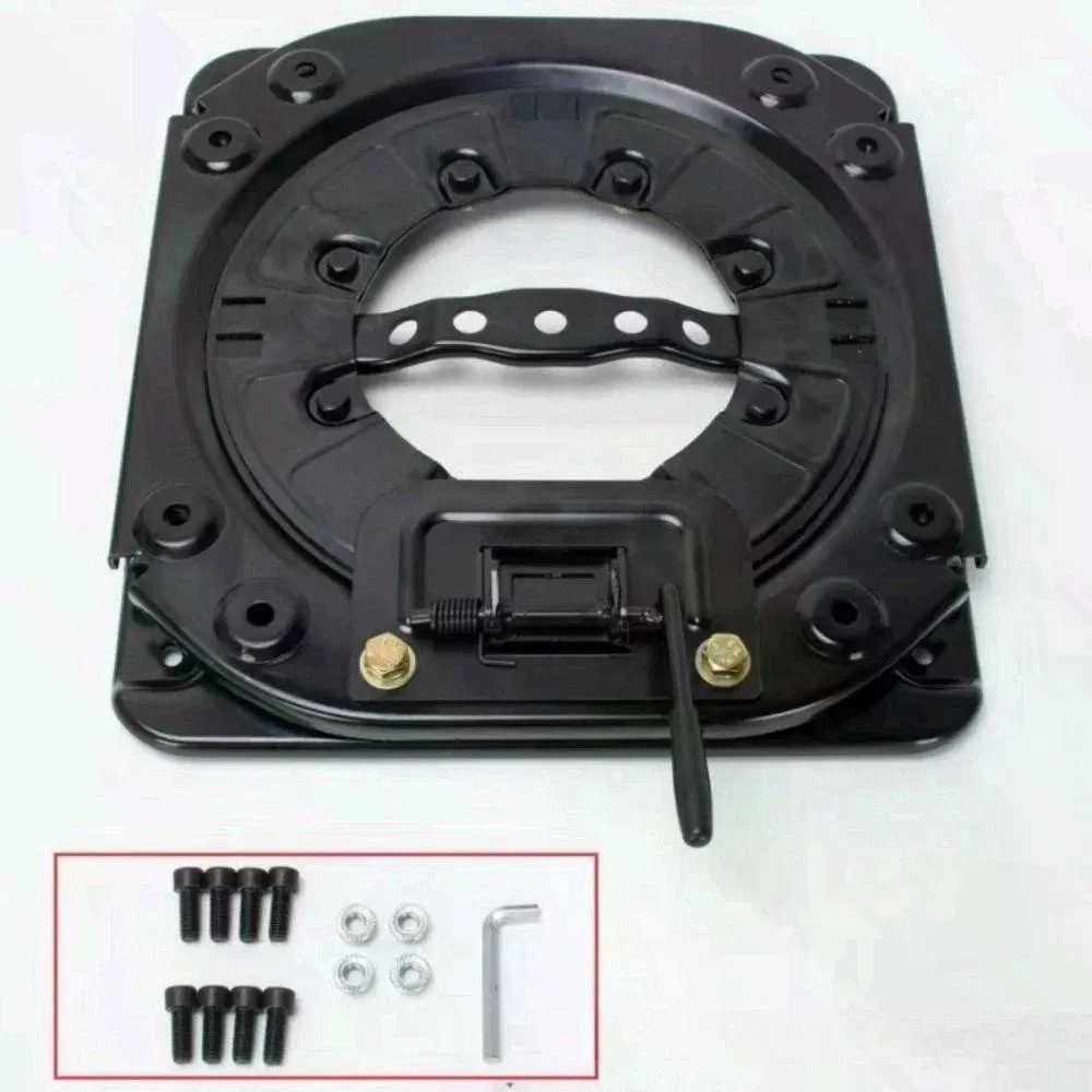 Universal Motorhome Seat Swivel Base Heavy Duty Steel Plate 360 Degree Rotatable for RV Camper Bus photo 4