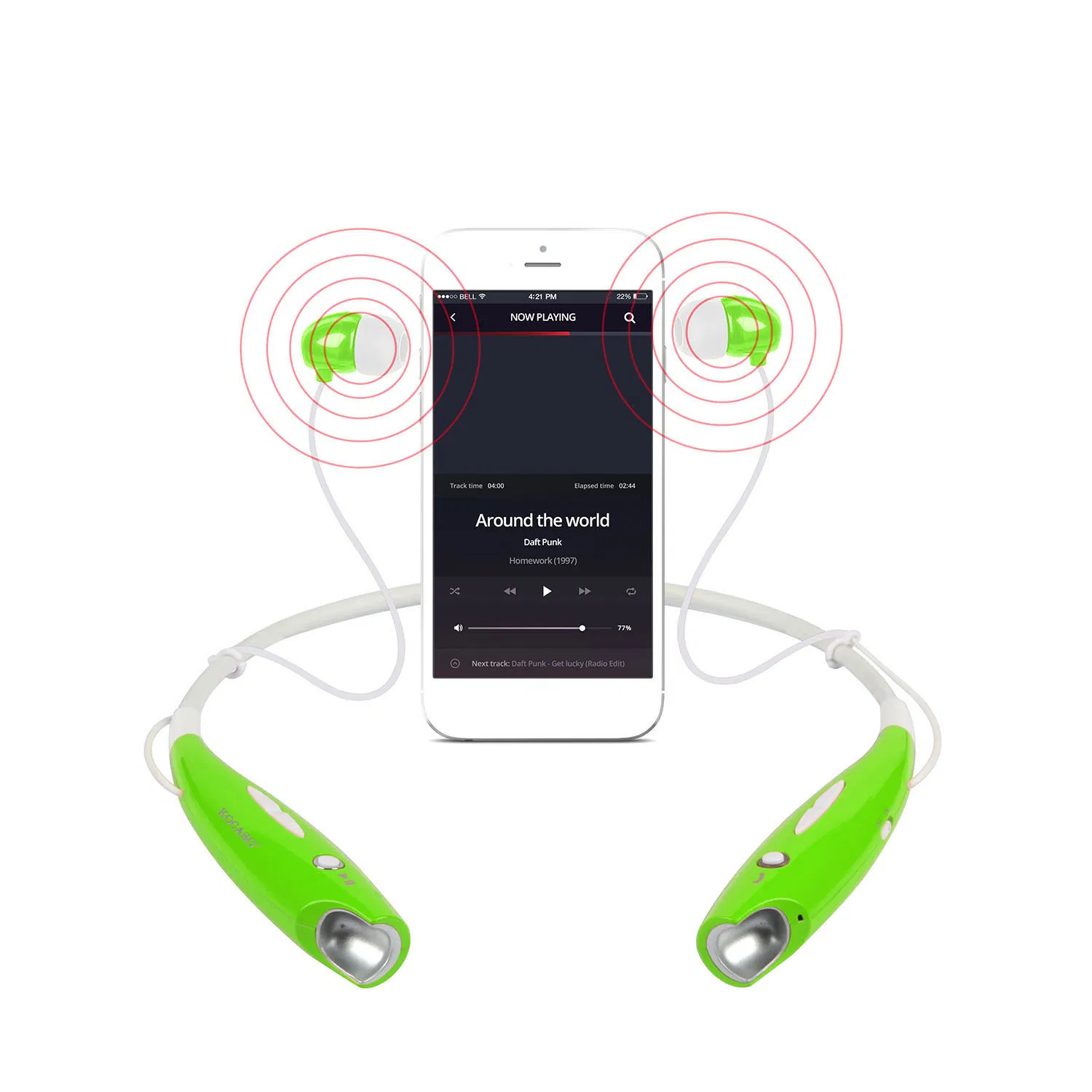 Wireless Sports Stereo Hands Free Headset Headphone Earbuds for Phone and Tablet photo 2