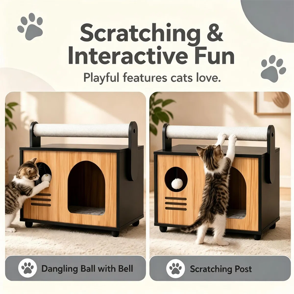 Cat and Dog Kennel Modern 19 Inches X 12 X 17.5 photo 3