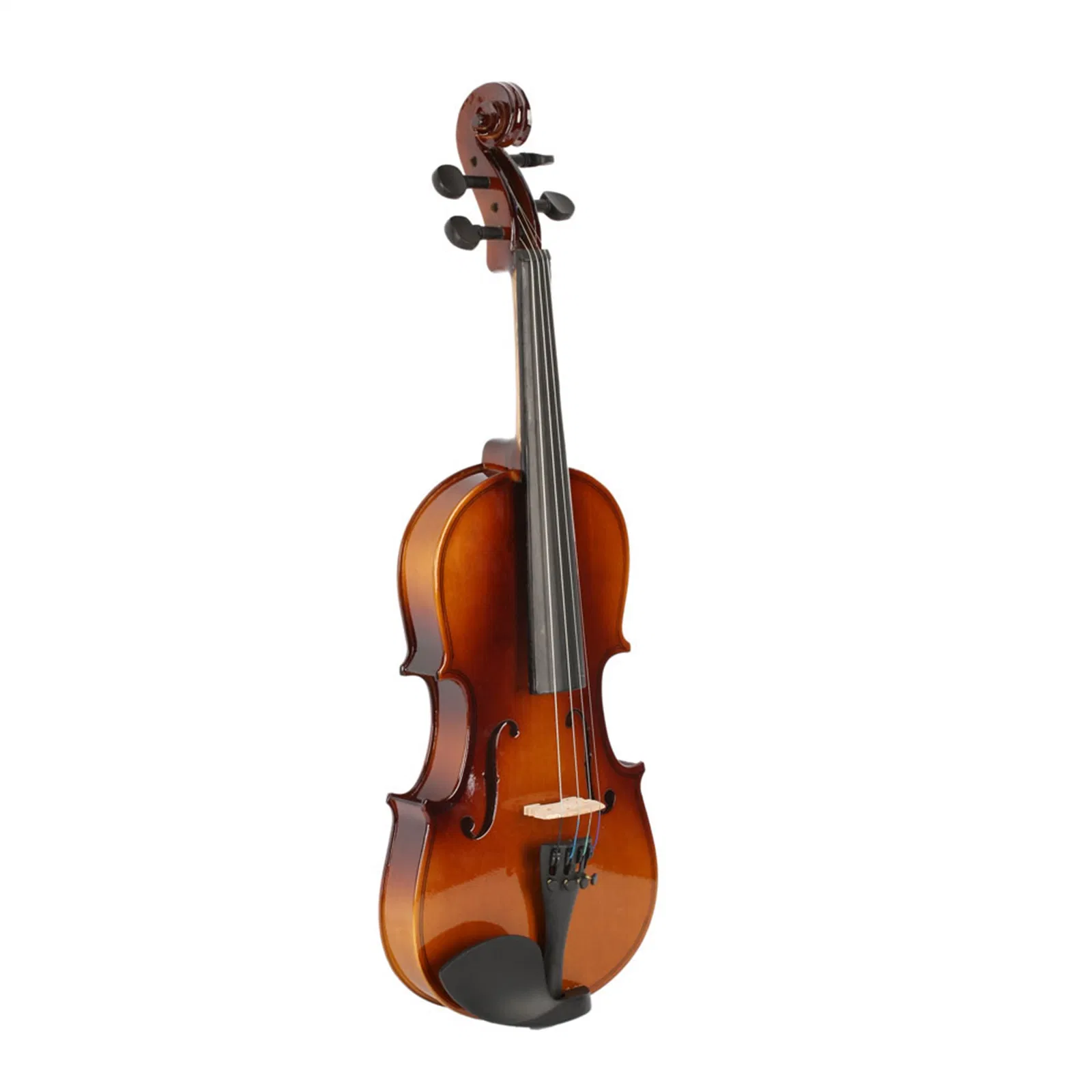 New 1/2 Acoustic Violin Case Bow Rosin Natural photo 4