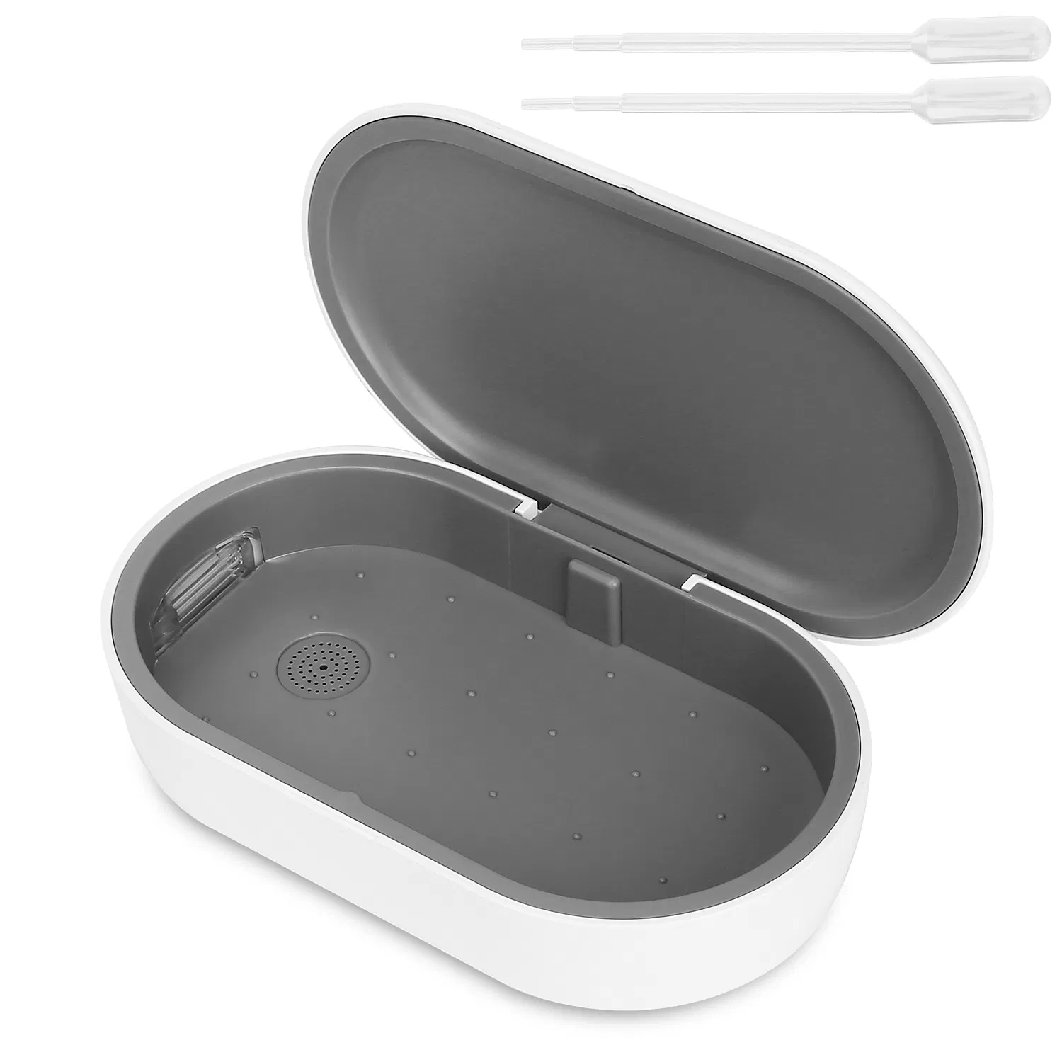UV Light Sanitizer Box Portable 10W Phone Wireless Charging Disinfection Lamp with Aroma Diffuser Sterilizing Box For Jewelry Watch Wallet Keys photo 1
