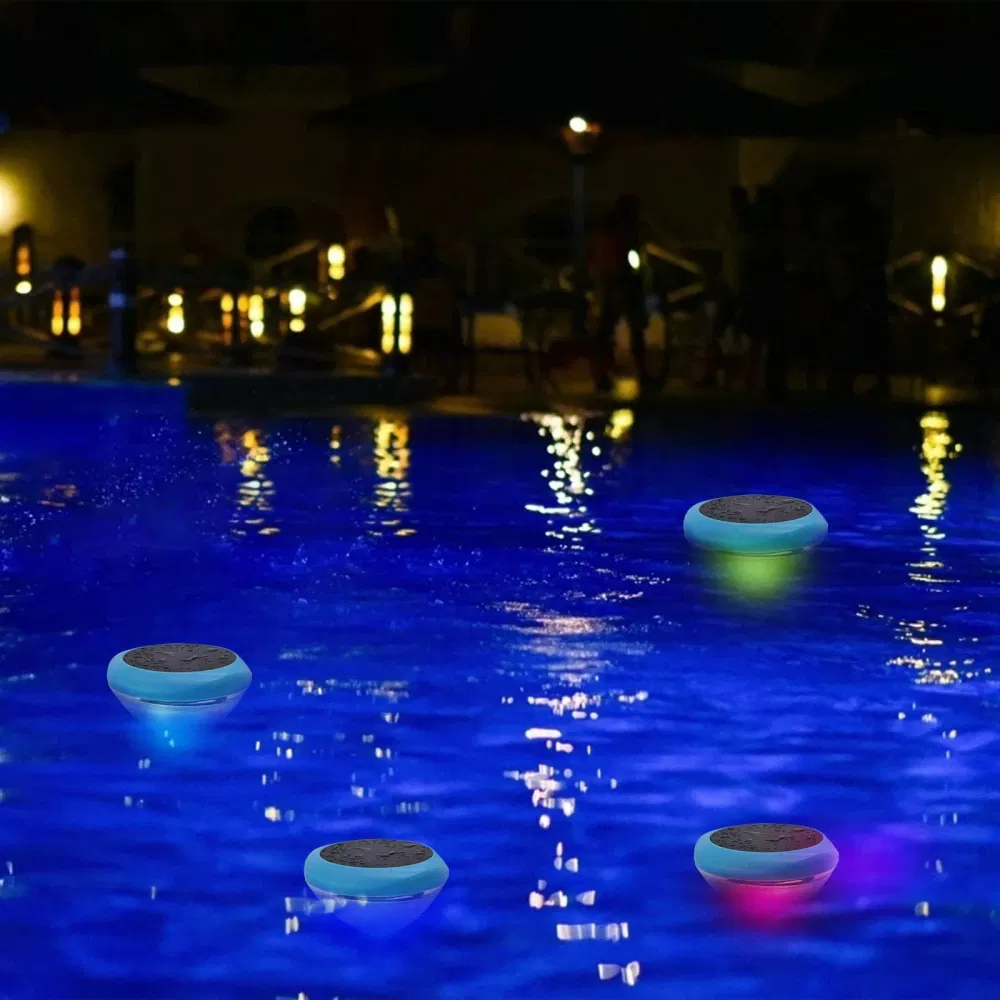 Solar LED RGB Light Outdoor Garden Pond Swimming Pool Floating Waterproof Lamps photo 2