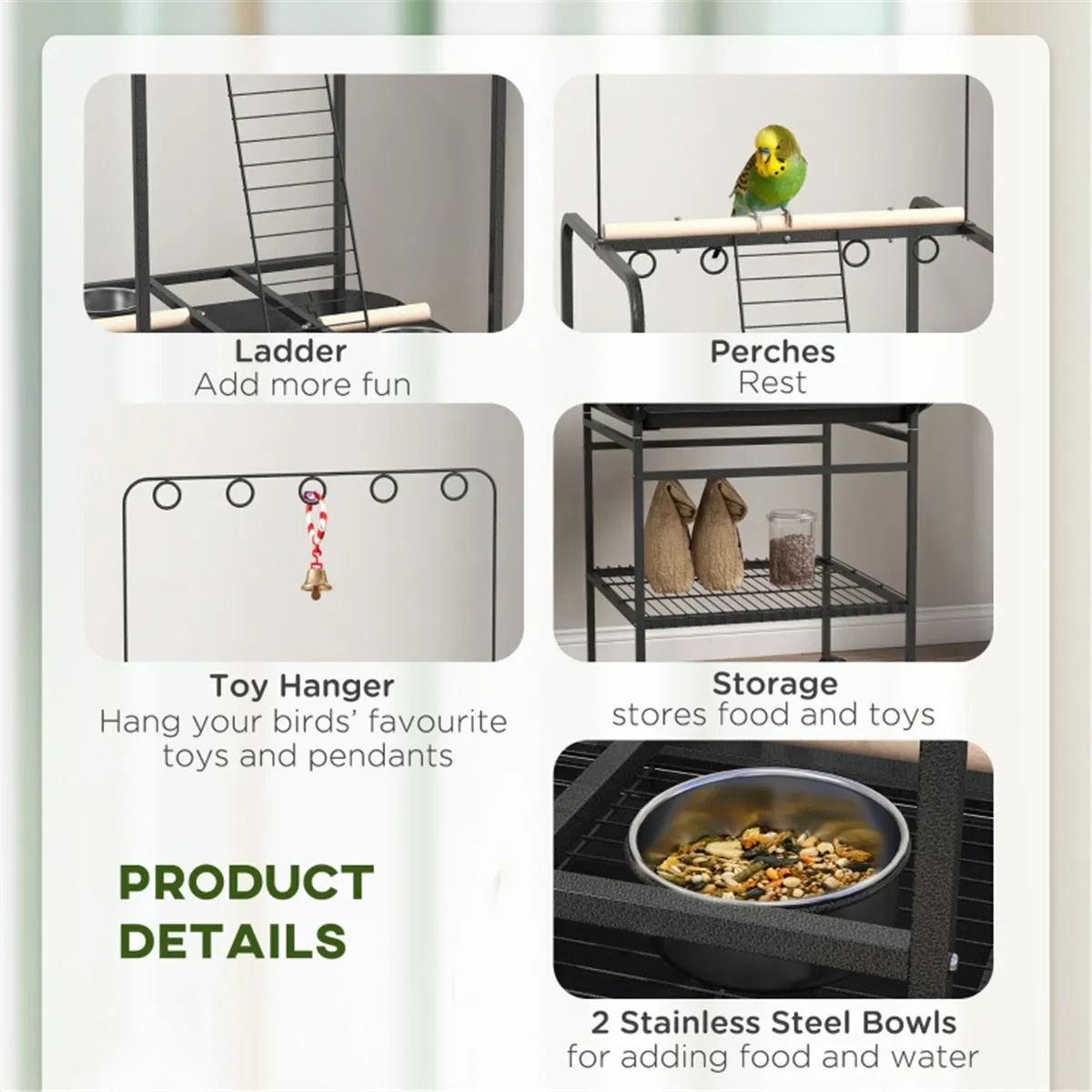 Bird Stand /Parrot Perch ( Amazon Shipping)(Prohibited by WalMart) photo 6
