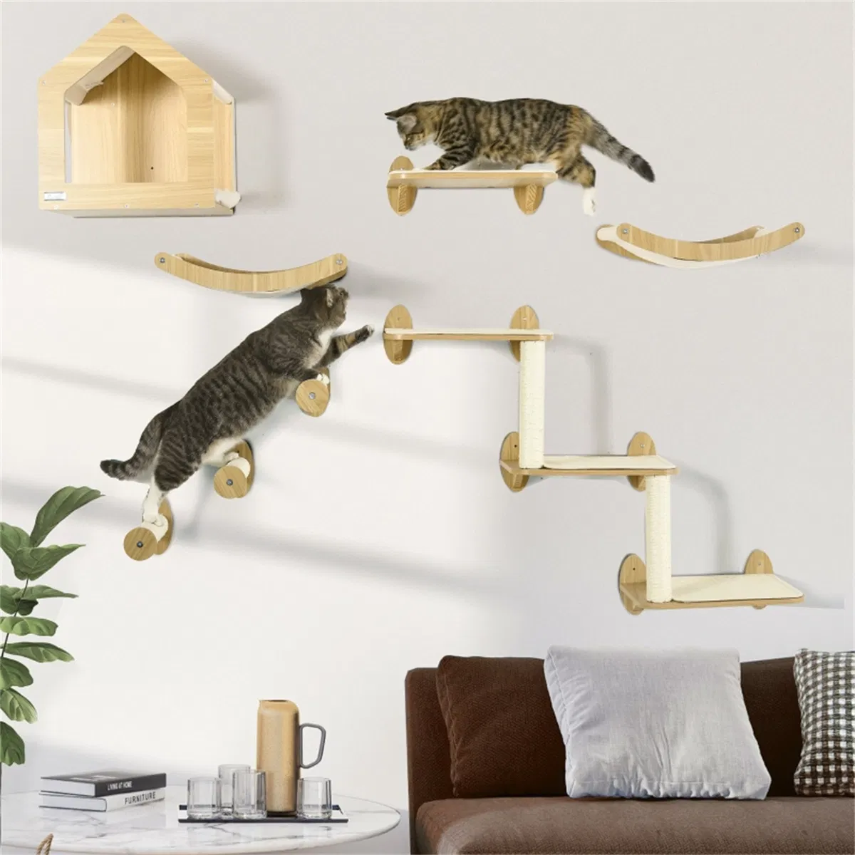 Cat Shelf Set, Cat Tower photo 1