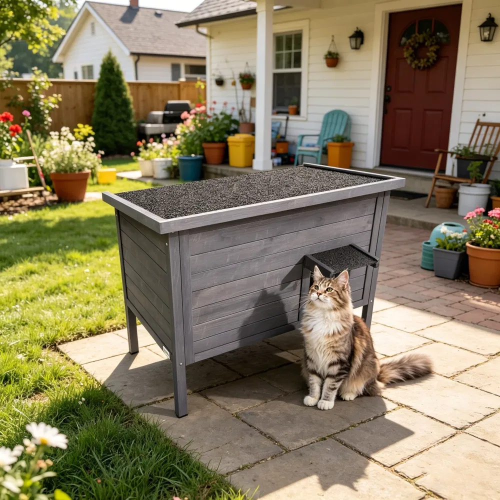 Insulated Cat House for Outdoor photo 6