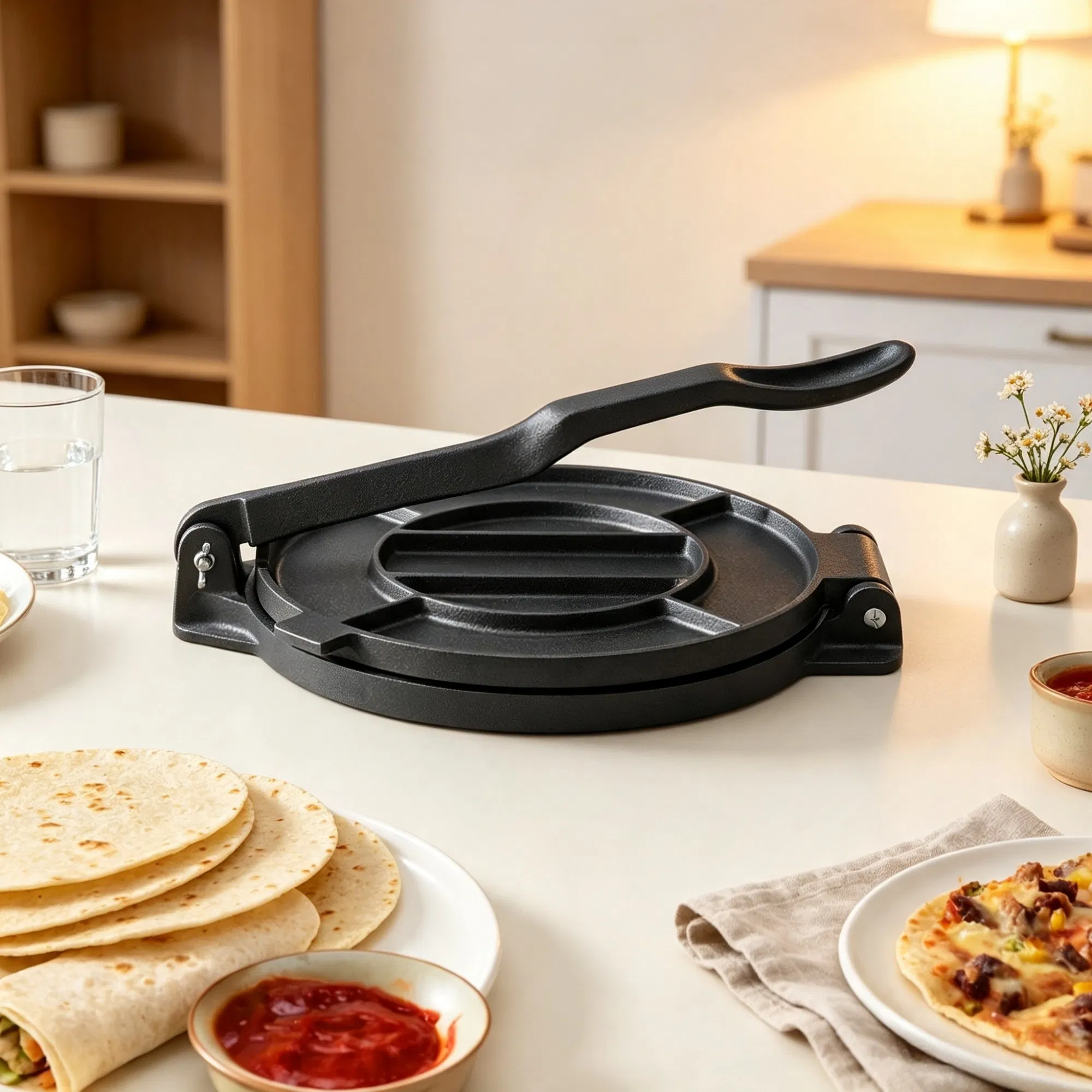 10-Inch Cast Iron Tortilla Press photo 4