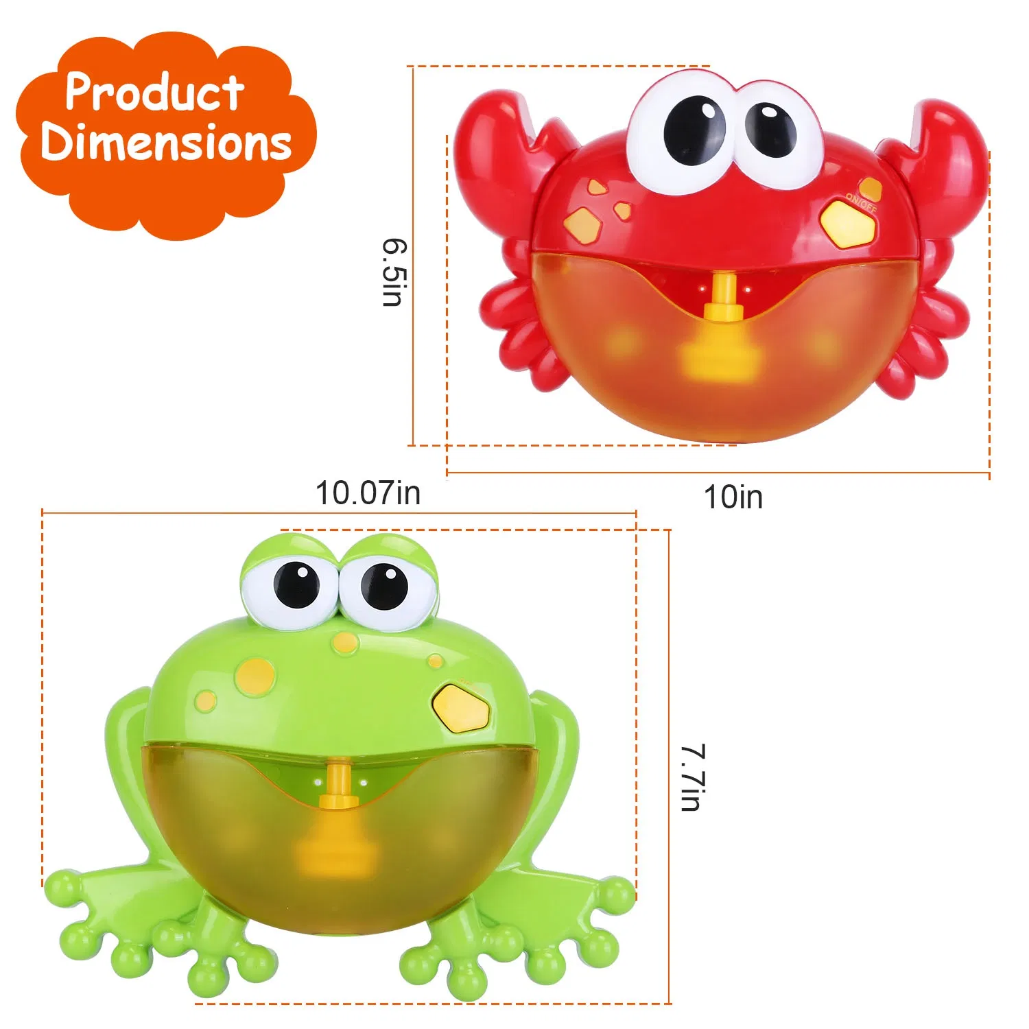 Frog Musical Bubble Bath Maker Baby Bath Toys for Bathtubs Toddler Bubble Machine for Bath Fun photo 6