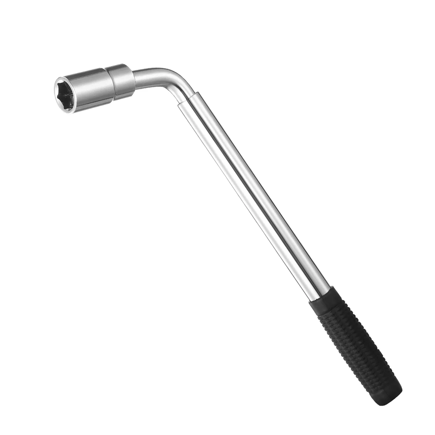 Telescoping Lug Wrench Extendable Tire Wheel Nut Wrench with CR-V Sockets 17mm/19mm/21mm/23mm Free Work Gloves photo 6