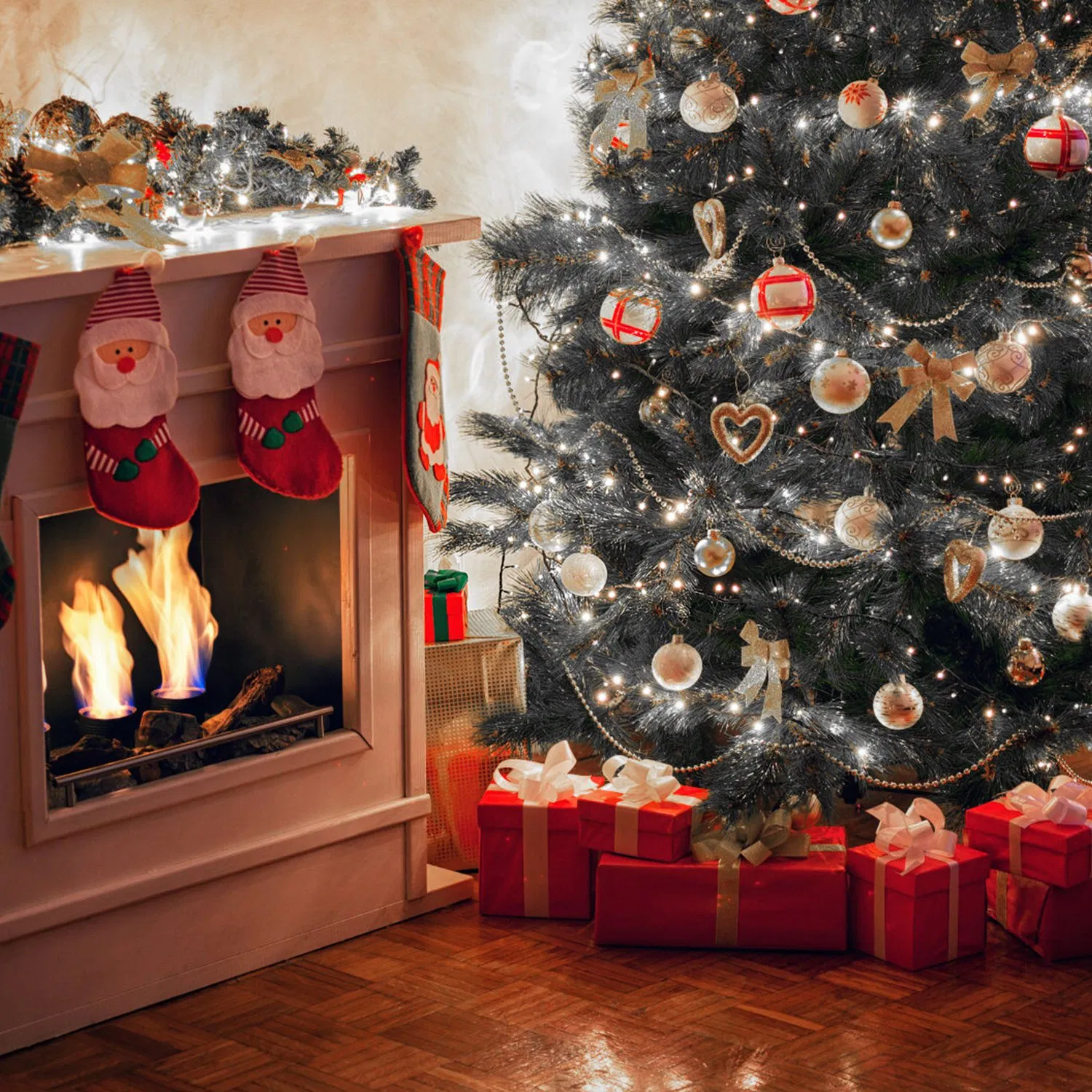 330FT Christmas String Lights 1000 LED, 8 Modes & 8 Brightness Levels with Remote & Timer, IP44 Waterproof Extra-Long Lights for Tree Patio Yard Decor photo 5