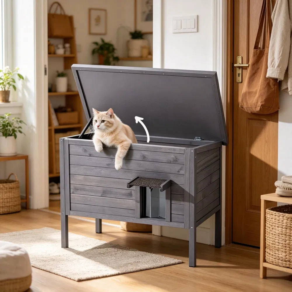 Insulated Cat House for Outdoor photo 3