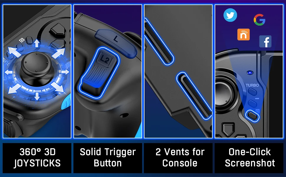 Dual Vibration Handheld Controller Grip Gamepad For Nintendo Switch Joy-Con Game photo 7