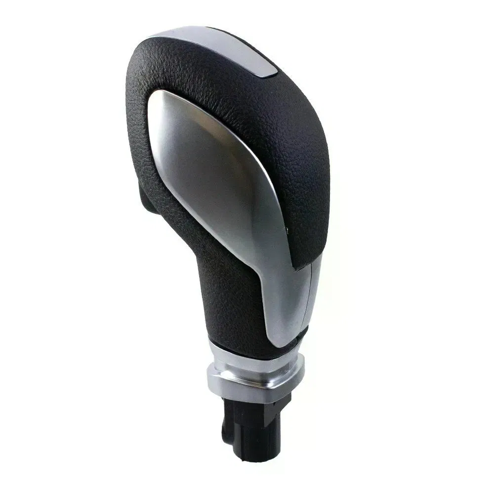 Automatic Gear Shift Knob With 3Pin Wiring Harness ABS Leather Chrome Shifter Replacement For Ford Focus Kuga Mondeo Fusion Ecosport Edge 13mm 15mm Hole With Without photo 5