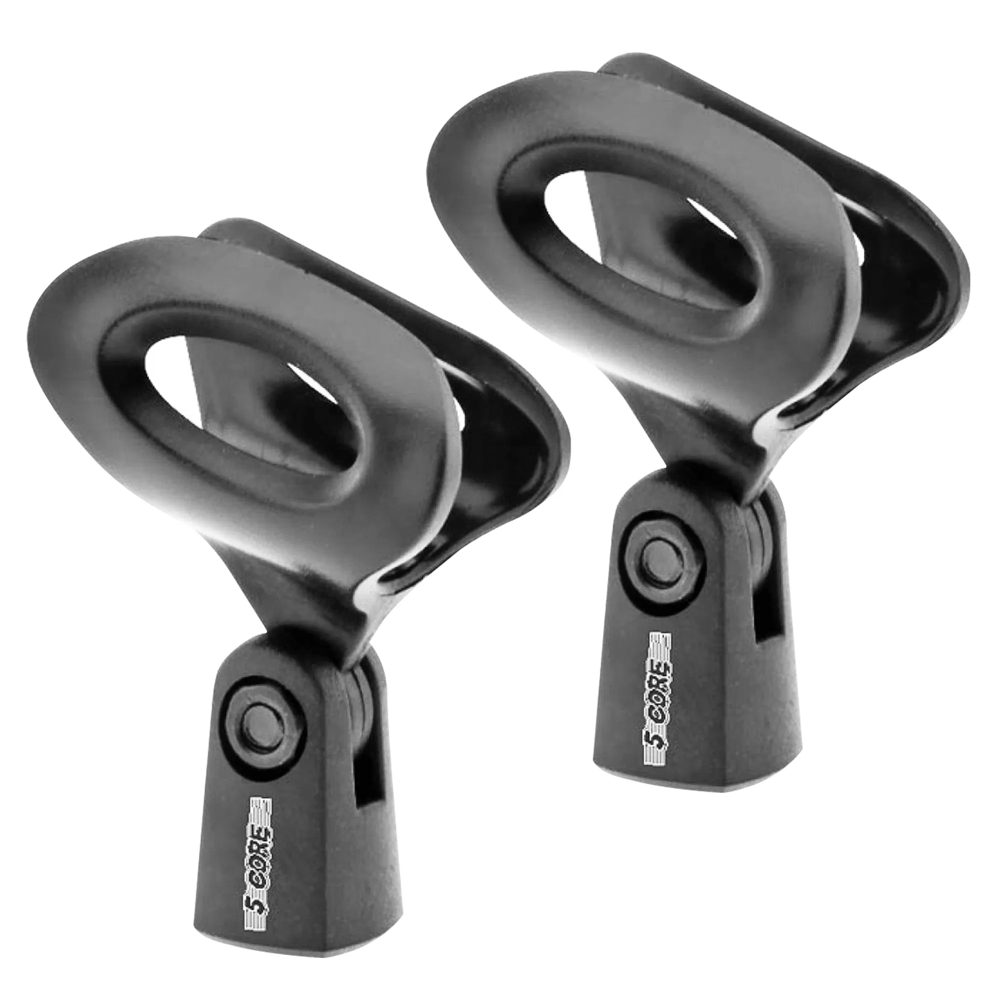5 Core Microphone Clip Holder 2 Pieces with Screw Adapters 5/8 to 3/8 Inch photo 1