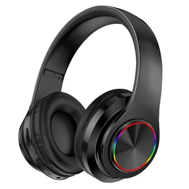 Super Bass Wireless Bluetooth Headphones Foldable Stereo Earphones Headsets Mic photo 1