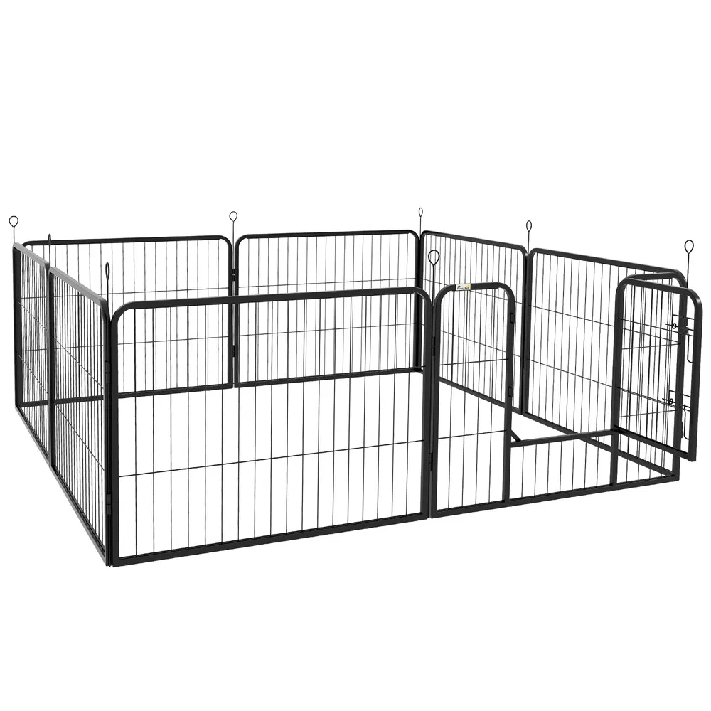 8 Panel Heavy Duty Dog Playpen 23.5" Height for Small Medium Dogs photo 7