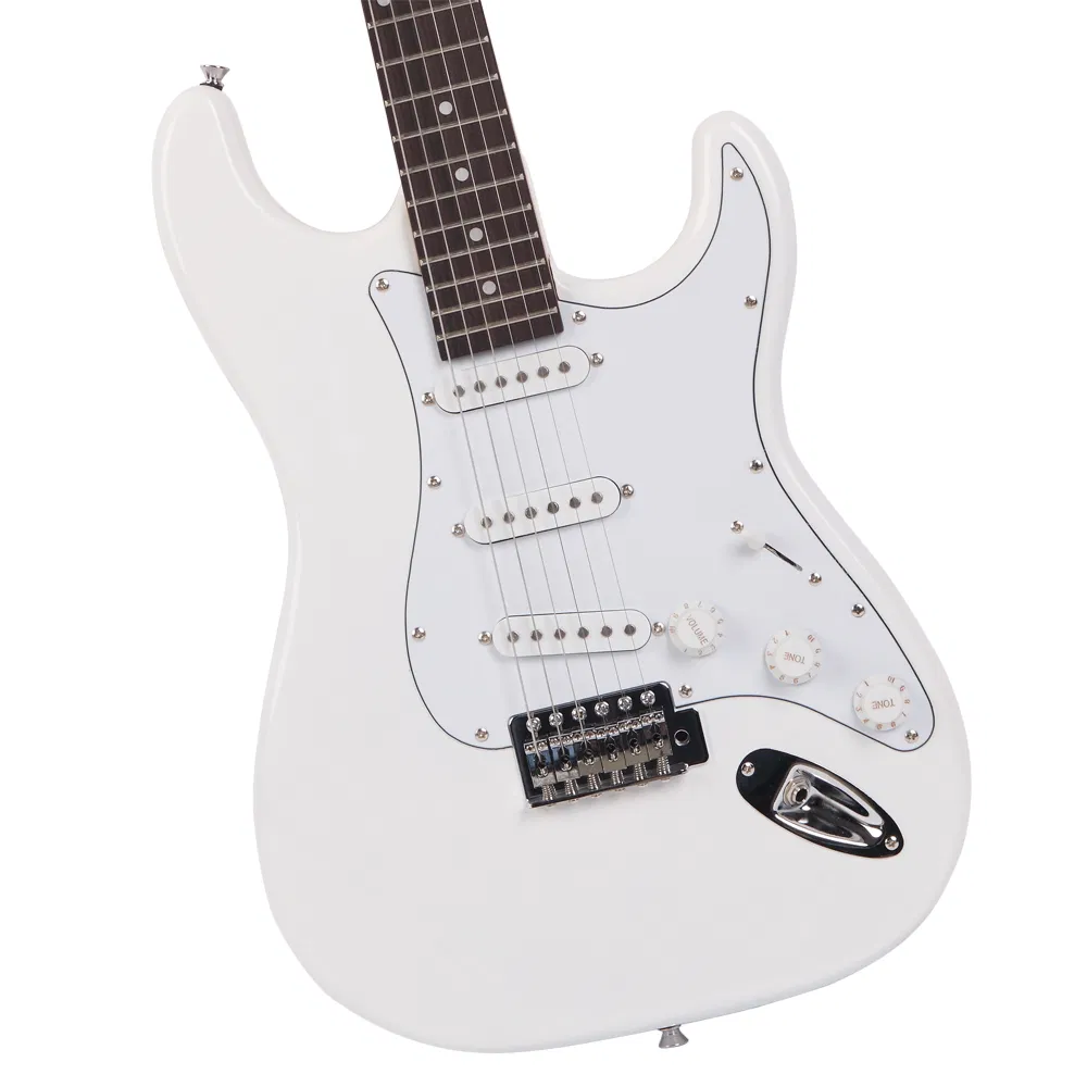 Rosewood Fingerboard Electric Guitar White photo 5