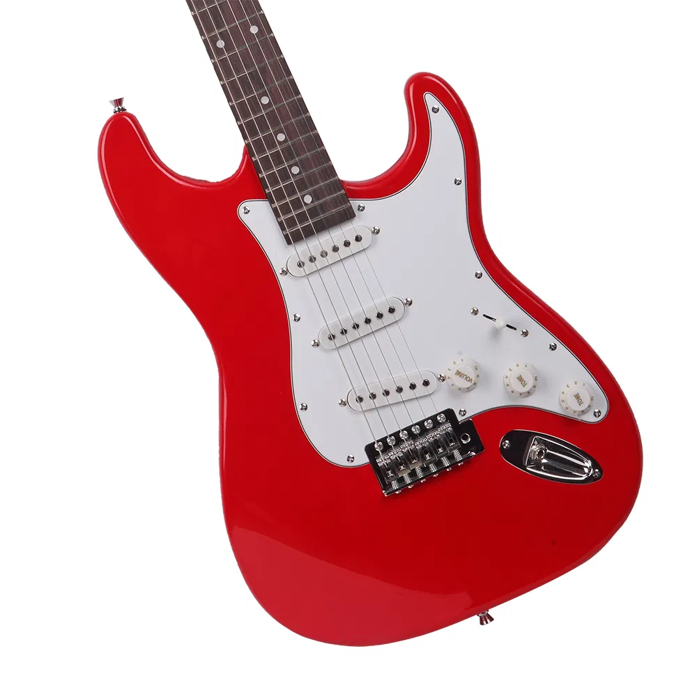 Rosewood Fingerboard Electric Guitar with Shoulder Strap / Guitar Bag / Picks / Cord / Hex Wrench Re photo 2