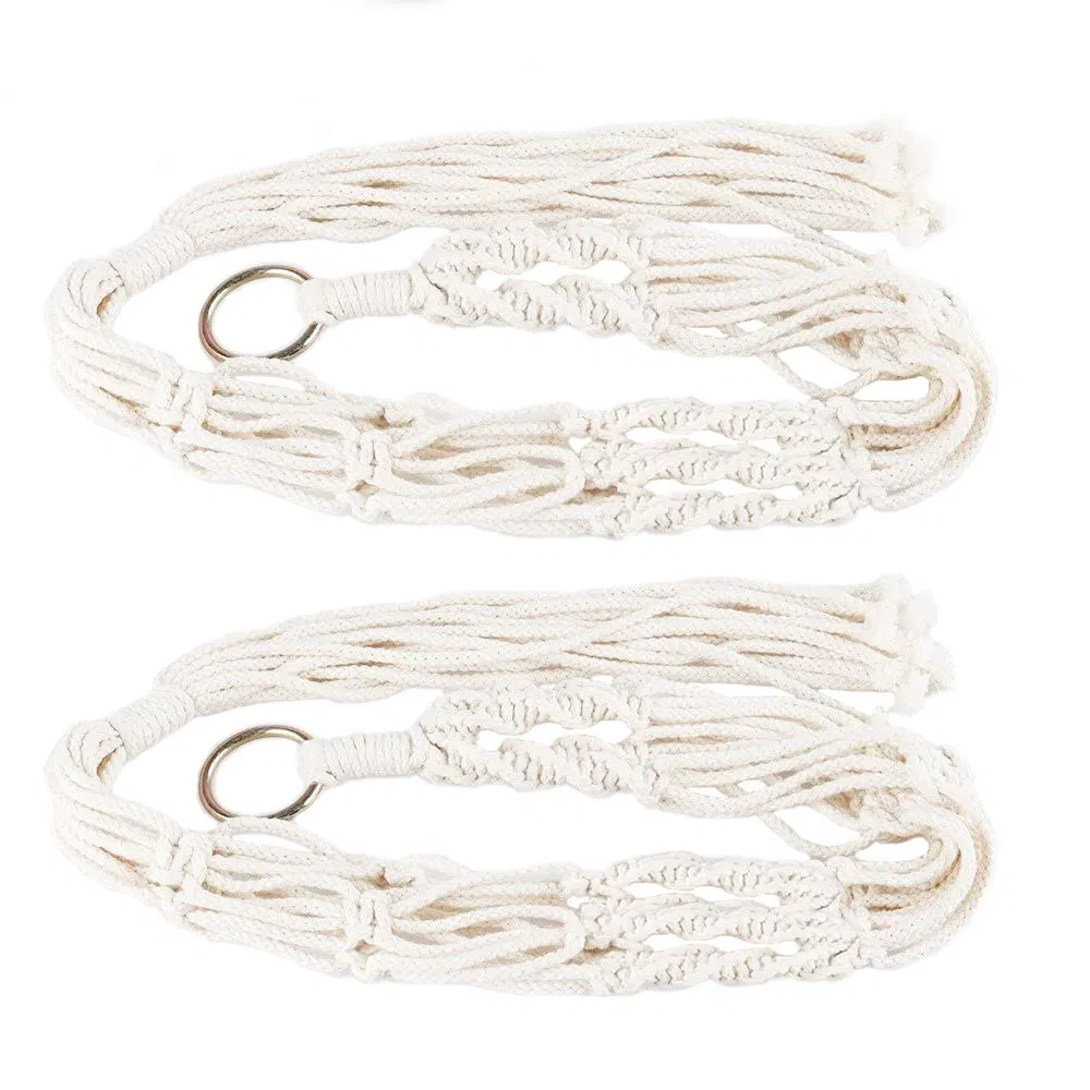 4 PCS Heavy Duty Hanging Plant Holder Natural Cotton Rope Planter Basket with Hanging Ring,Eco-Friendly Hanging Planter Basket Durable Cotton Rope Plant Hanger Space Saving for Indoor Outdoor Garden photo 8