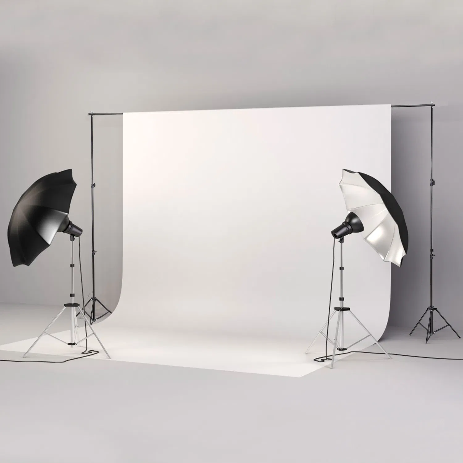 Adjustable Backdrop Support System, 5-10ft Wide Photo Background Stand with 4 Clamps, Spring-Loaded Joints and Oxford Storage Bag for Studio & Outdoor Shooting photo 8
