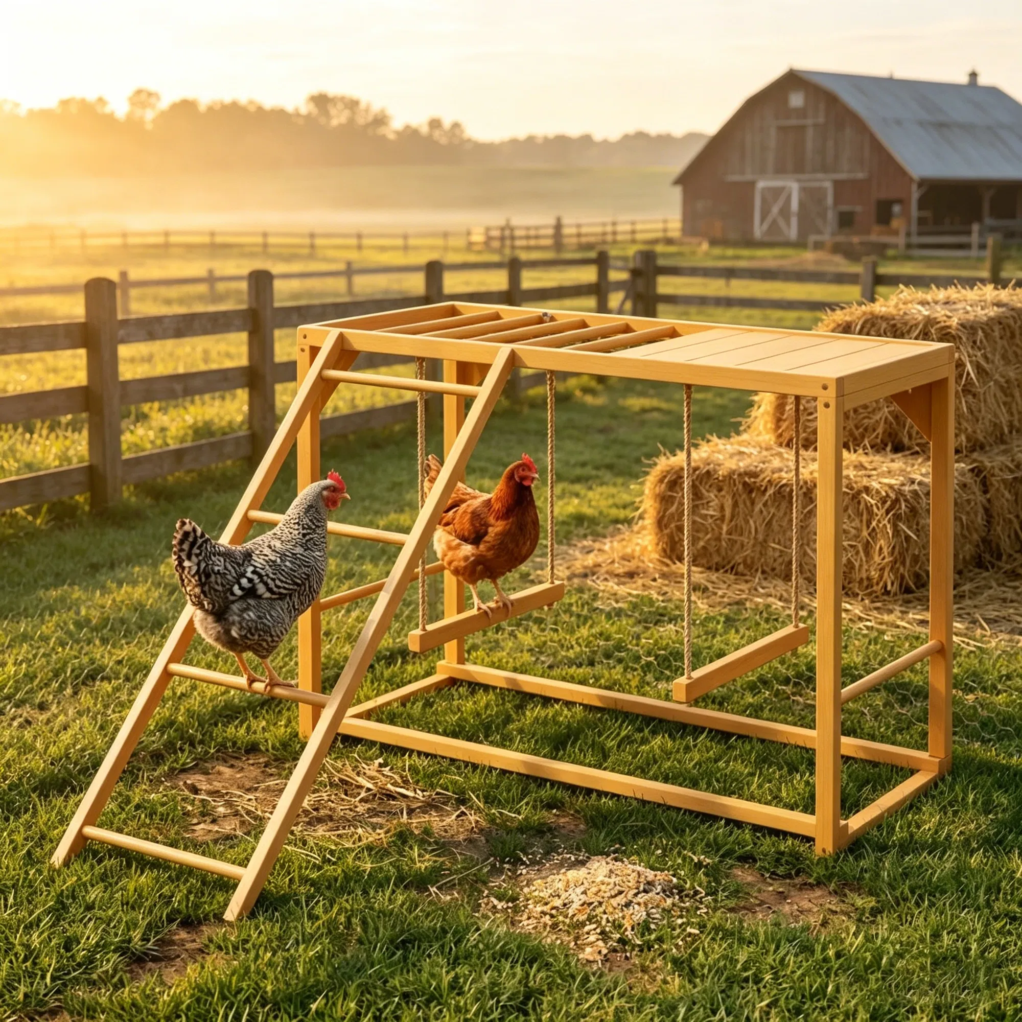 Chicken Activity Play/ Chicken Coop Toy photo 1