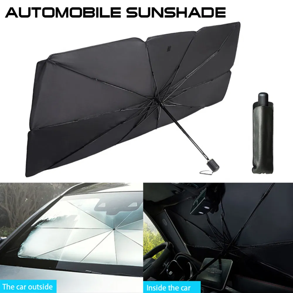 57" Car Windshield Sun Shade Foldable Umbrella Front Window Cover Visor Umbrella photo 4