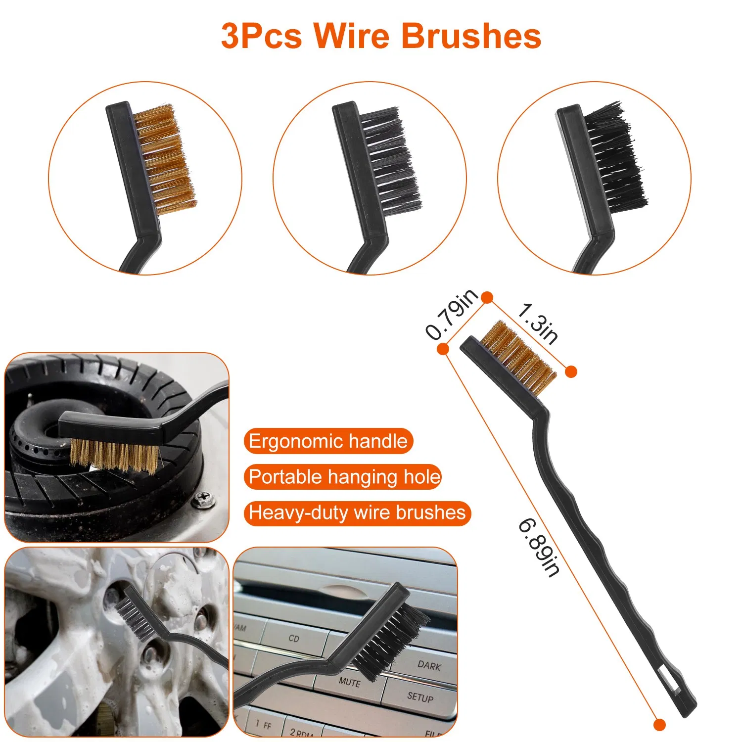 26Pcs Car Detailing Brush Kit Exterior Interior Car Cleaning Set Drill Brush Set Car Buffing Sponge Pads Kit for Cleaning Automobile Interior Exterior Wheels Dashboard photo 4