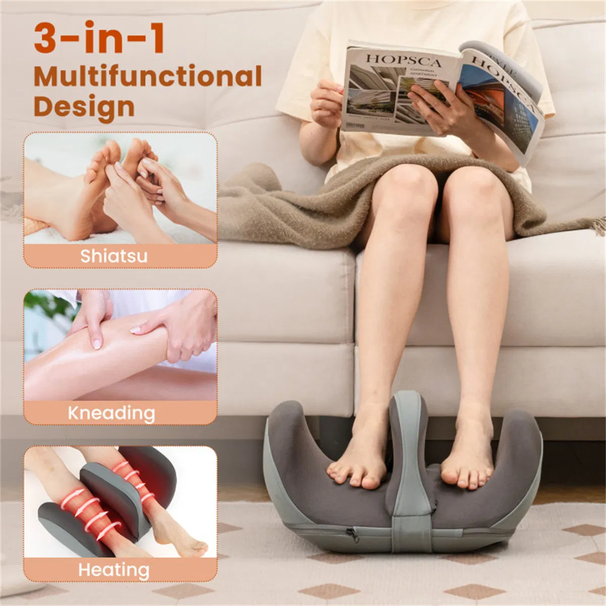 Foot massager with heating function photo 6