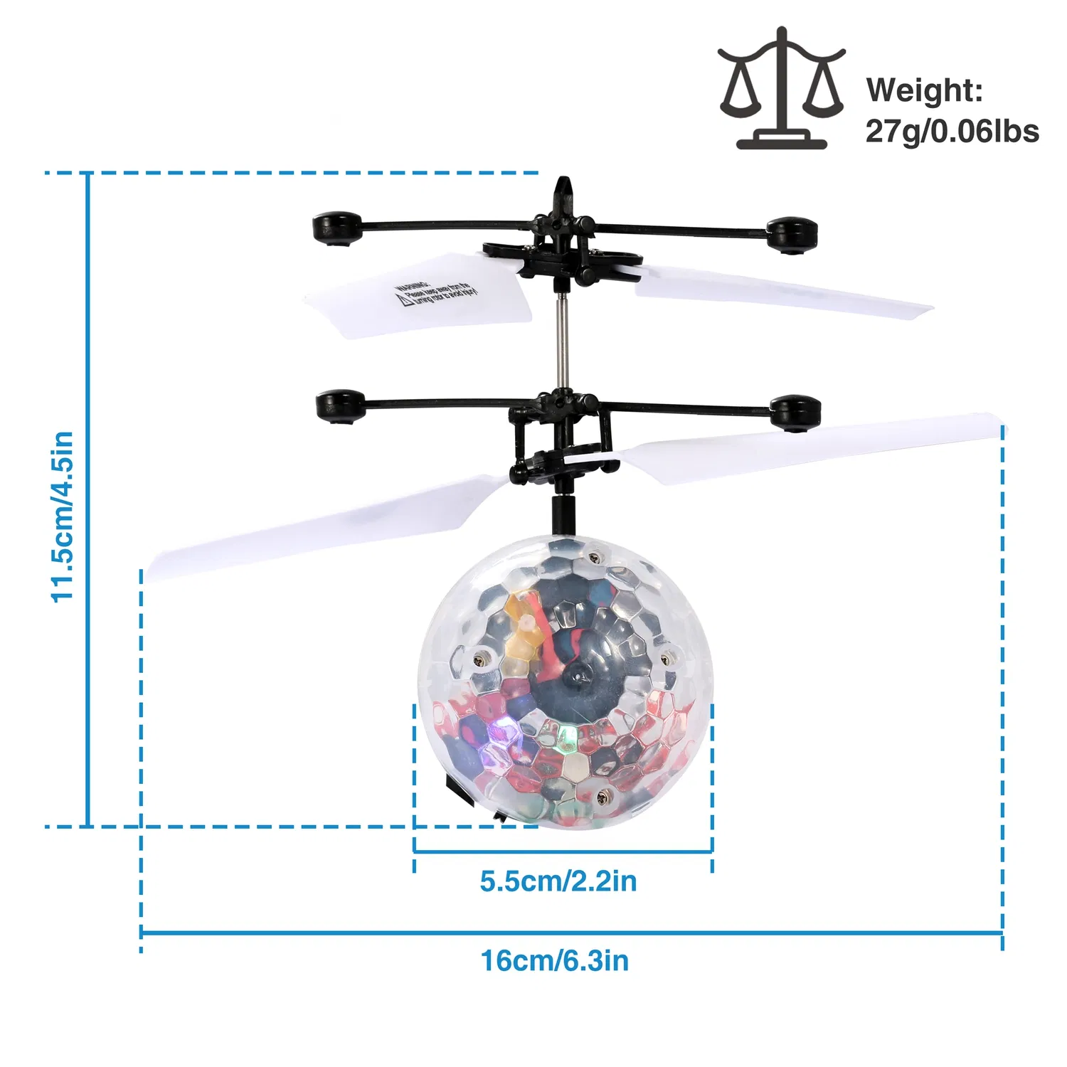 RC Flying Balls Electric Infrared Induction Drone Helicopter Ball LED Light Kids Flying Toy photo 6