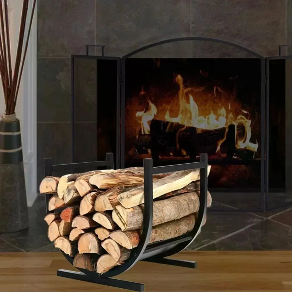Large Capacity Firewood Rack Wood Stacking Storage Rack High Durability for Indoor or Outdoor Use of Firewood Racks photo 6